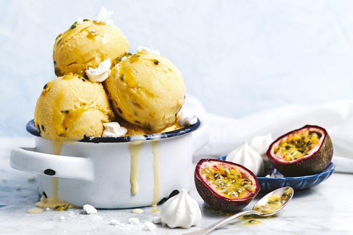 Passion Fruit Ice Cream Flavour Image