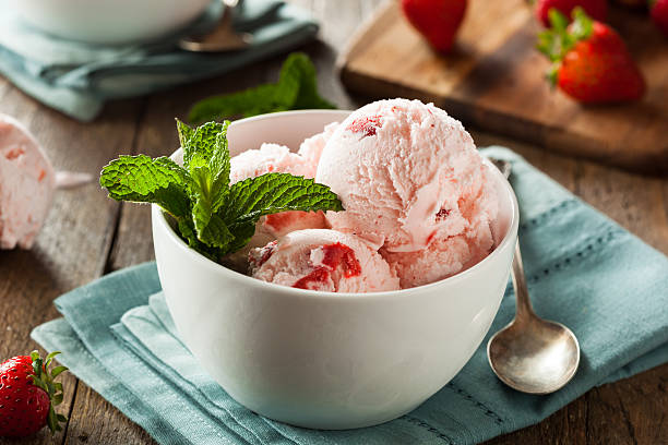 Strawberry Ice Cream Flavour Image