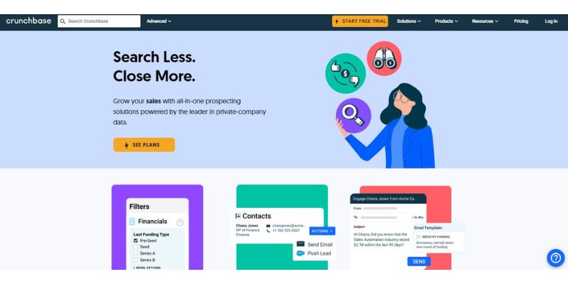 crunchbase image Business Listing Sites