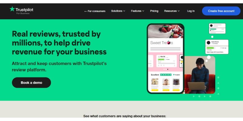 trustpilot image Business Listing Sites