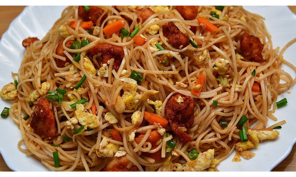 Chicken noodles image