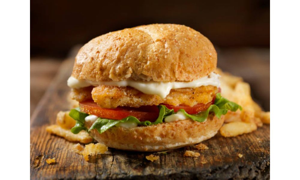 Chicken burger image