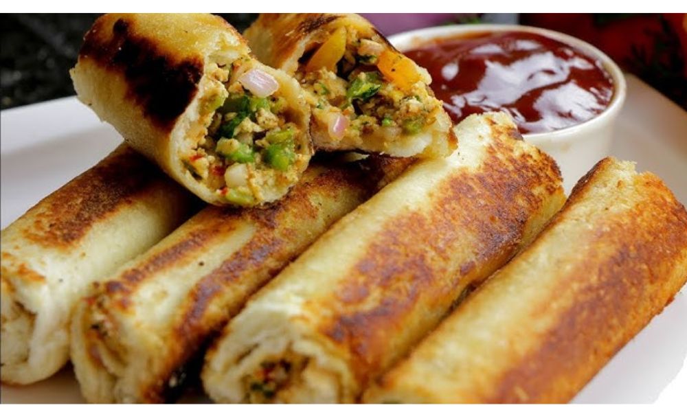 Paneer Bread Roll image